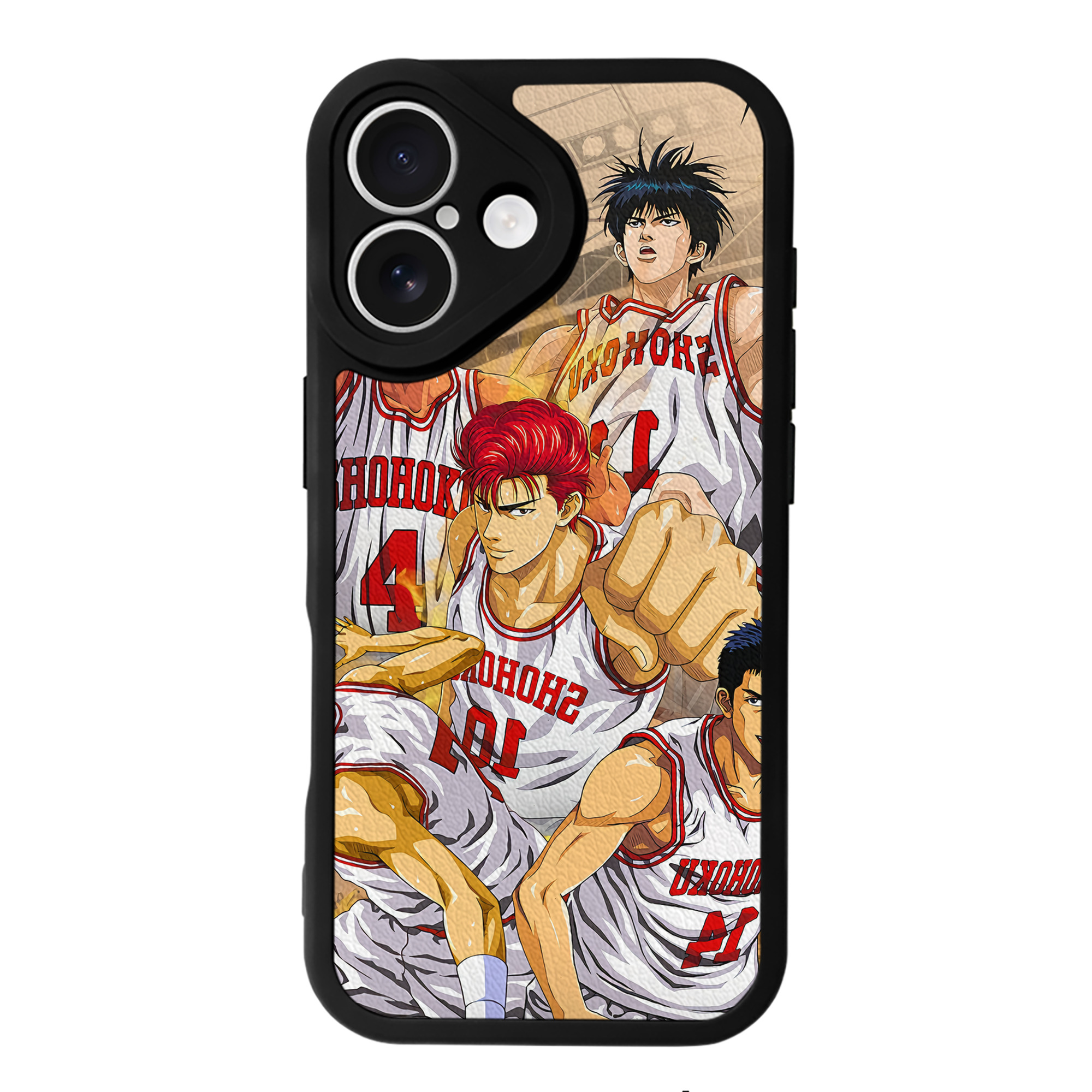 （画像用） SLAM DUNK／スラムダンク 【iPhone 16シリーズ対応】シリコンスマホケース（レザー調） 材質：シリコン
